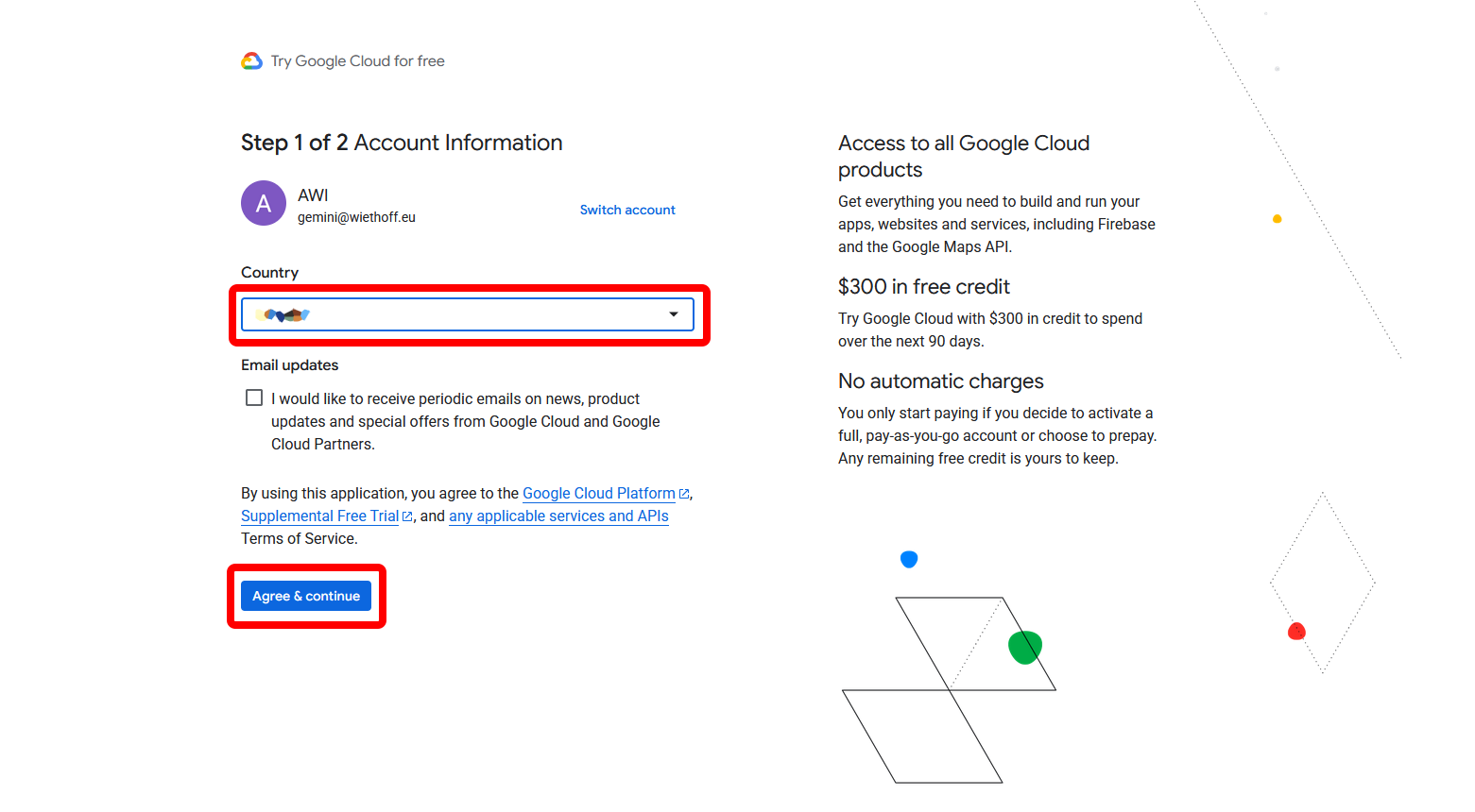 Select Billing Country