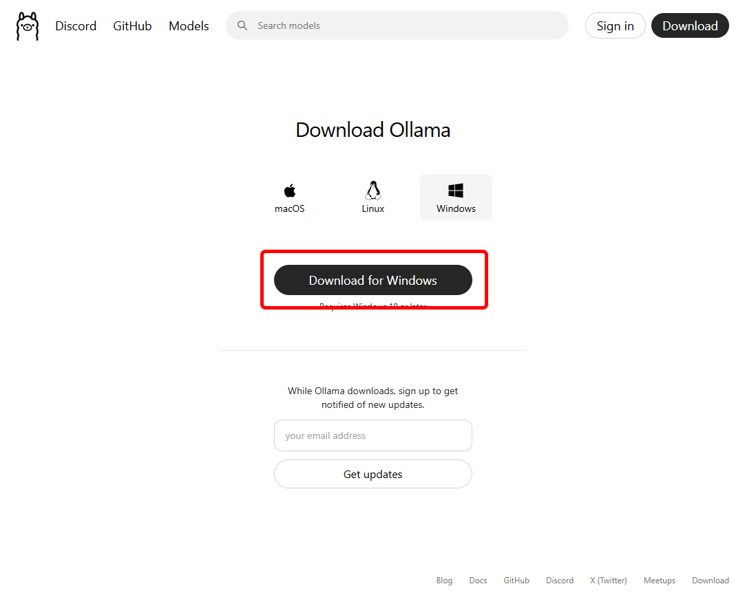 Ollama Download